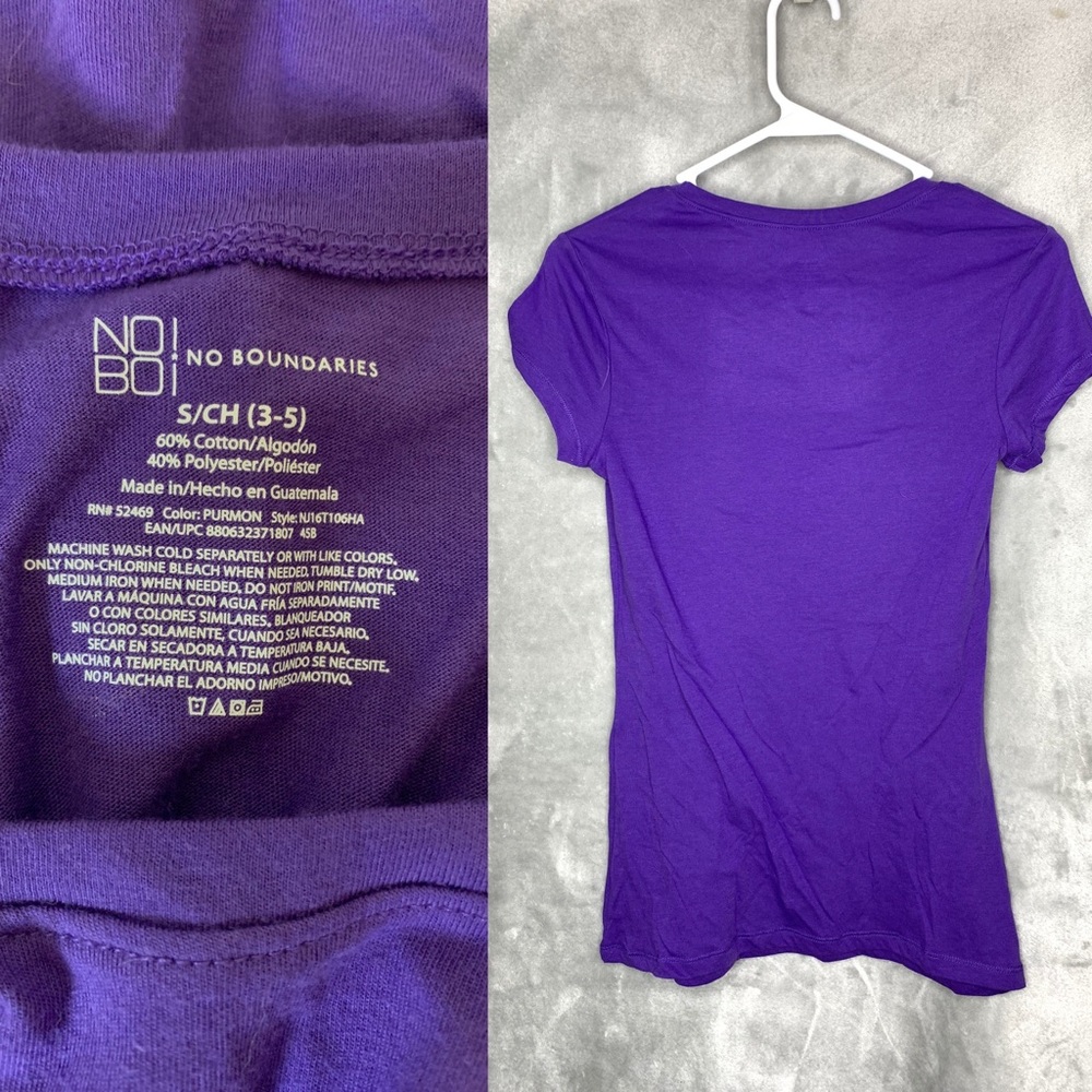 Basic Purple Tee - Picture 2 of 2